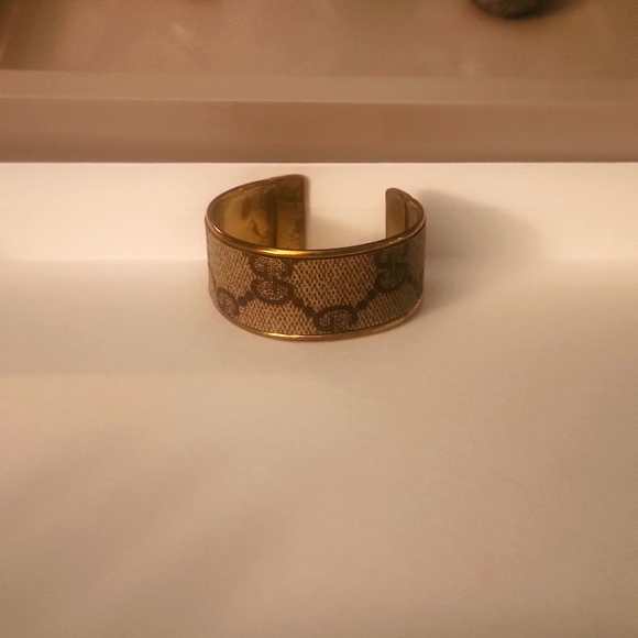 Vintage Gucci Monogram Canvas Bracelet 1990s - Picture 1 of 3
